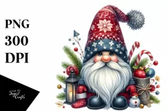 Detailed Christmas Gnome PNG Product Image 3
