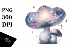 Detailed Pastel Mushroom, High Resolution PNG Product Image 3
