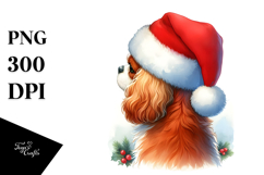 Cavalier King Christmas, Transparent PNG Product Image 1