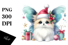 Pastel Christmas Papillon, Transparent PNG Product Image 1