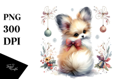 Christmas Papillon, Transparent PNG Product Image 1