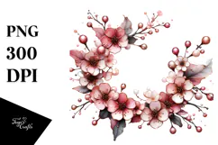Glossy Cherry Blossom, PNG Product Image 1