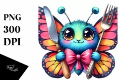 Funny Cute Butterfly Bored Holding Product Image 3