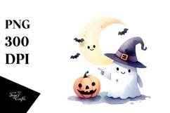 Simple Funny Halloween Clipart, Transparent PNG Product Image 1
