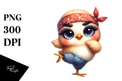 Duck with Bandana, Watercolor Art Product Image 1