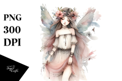 Boho Gothic Fairy, Transparent PNG Product Image 1