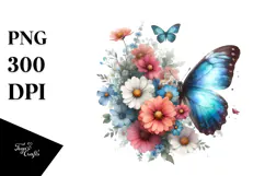Monkey made of Flowers,Transparent PNG Product Image 1