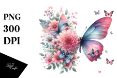 Monkey made of Flowers,Transparent PNG Product Image 1