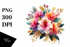 Vibrant Whimsical Colorful Baby Hummingbird Bouquet | Product Image 1