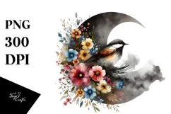 Grungy Bird, Transparent PNG Product Image 1