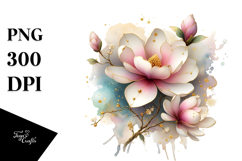 Golden Magnolia PNG Product Image 1