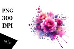 Magenta Watercolor Splash Product Image 3