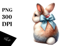 Creative Bunny Sitting PNG Product Image 1