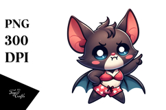 Ridiculously Cute Bat PNG Product Image 1