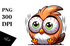 Quirky Bird with Sunglasses, Transparent PNG Product Image 1
