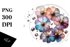 Vibrant Cosmos Flower, Transparent PNG Product Image 1