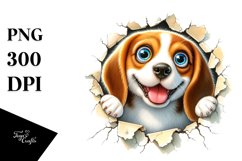 Crazy Looking Beagle | Clipart Product Image 2