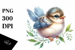 Cute Baby Bird, High-Res PNG Product Image 1
