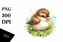 Cute Baby Bird PNG Product Image 3