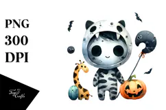 Cute Nightmare with Animal Print, Transparent PNG Product Image 1