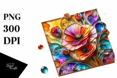 Watercolor Luxury Flower Splash Clipart Product Image 1