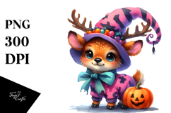 A Cute Baby Elk in Style PNG Product Image 1