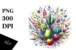 Watercolor Xigua | Sublimation | Clipart Product Image 3