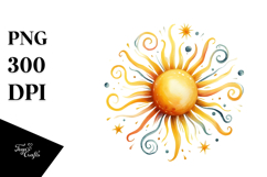 Simple Sun, Transparent PNG Product Image 1