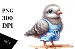 Proud Beachwear Dove Summer Clipart Product Image 1