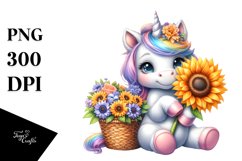 Baby Unicorn Clipart Product Image 3