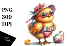 Baby Chicken Beachwear PNG Product Image 1