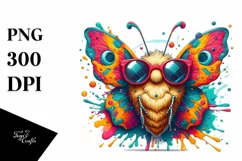 Quirky Butterfly Sunglasses Vibrant Fun Colors Product Image 1