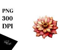 Abstract Zinnia Stained Clipart Product Image 3