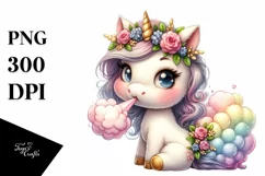 Cute Baby Unicorn Hawaiian Product Image 3