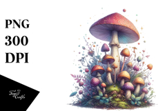 Mystical Mushroom Summer PNG Product Image 1