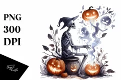 Colorful Halloween Style Drawing with Lost Soul | Product Image 3