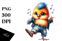 Cute Baby Bird Dancing PNG Product Image 1
