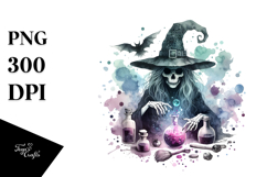Boho Evil Witch PNG Product Image 1