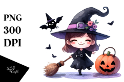 Funny Witch PNG Product Image 1