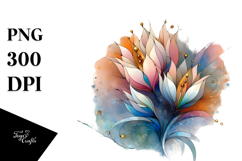 Abstract Snowdrop, PNG Product Image 1