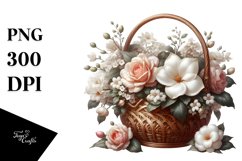 Shiny Gardenia Basket Product Image 1