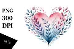 Watercollor Heart PNG Product Image 1