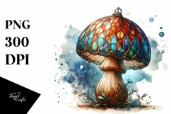 Magical Wooden Mushroom PNG Product Image 1