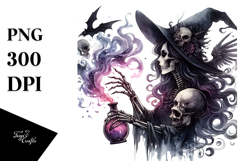 Gothic Evil Witch PNG Product Image 1
