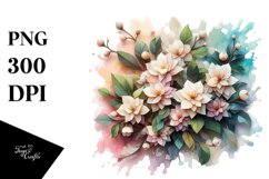 Abstract Jasmine Material PNG Product Image 3