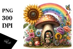 detailed mushroom fairy house Product Image 3