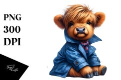 modest baby highlandcow, Transparent PNG Product Image 1