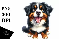 Crazy Bernese Mountain Dog Funny | Mothers Day Clipart Product Image 3