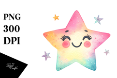 Simple Smiling Star PNG Product Image 1