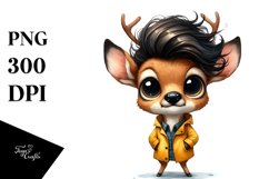 Funny Halloween Deer | Clipart Product Image 1